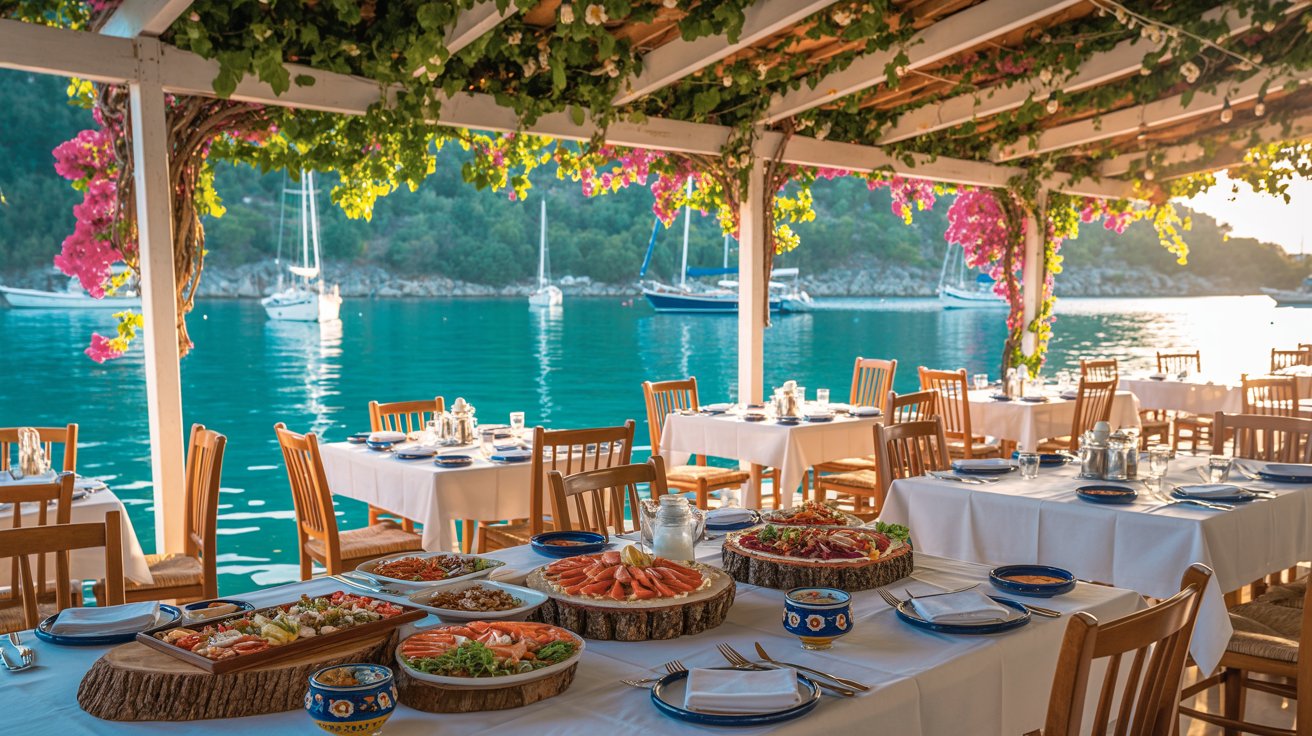 Göcek — sahil sofrası